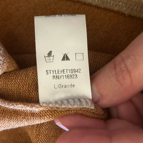 Easel Fall Modern Diagonal Color Block Soft Long Sleeve Sweater - Picture 11 of 15